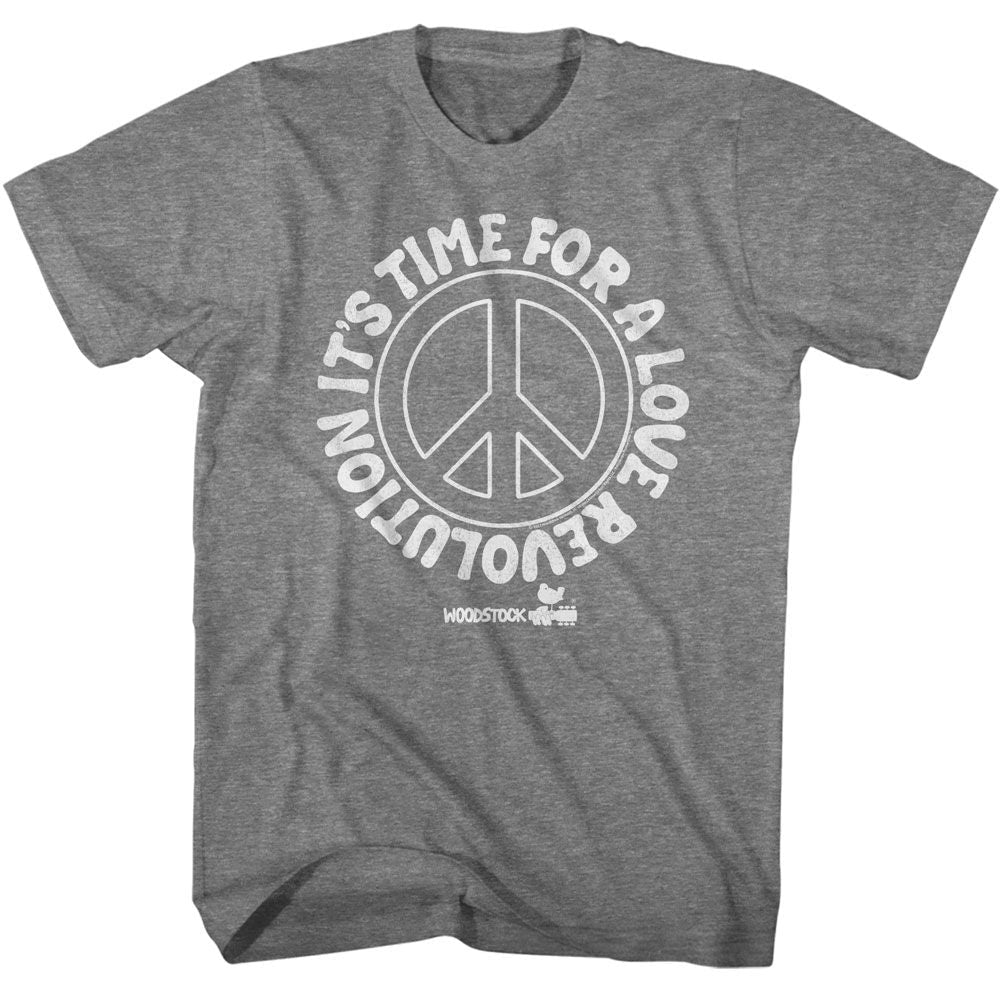 WOODSTOCK - LOVE REVOLUTION PEACE SIGN SHIRT