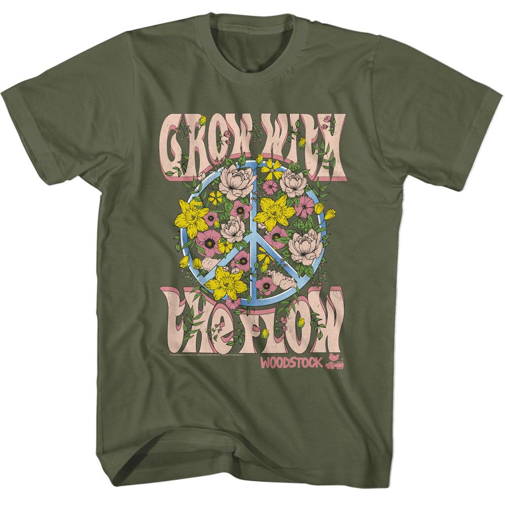 WOODSTOCK - GROW WITH THE FLOW SHIRT