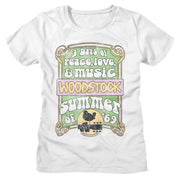 WOODSTOCK - SUMMER OF 69 LADIES SHIRT