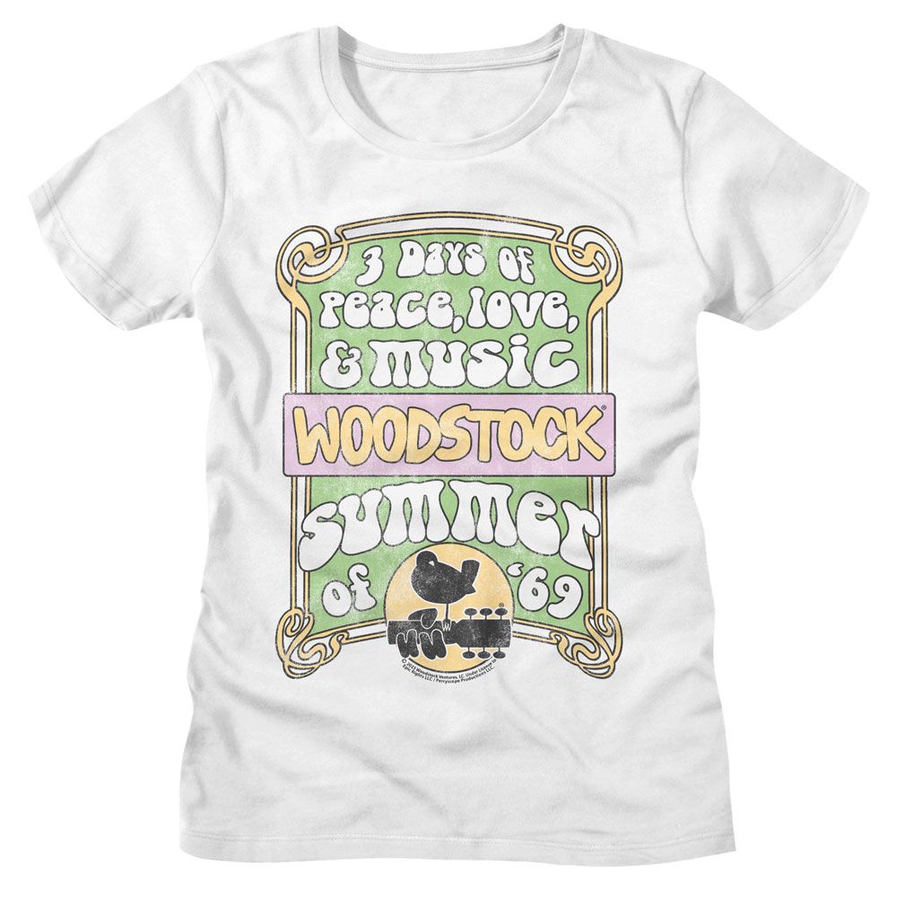 WOODSTOCK - SUMMER OF 69 LADIES SHIRT