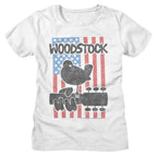 WOODSTOCK - FLOWER FLAG LADIES SHIRT
