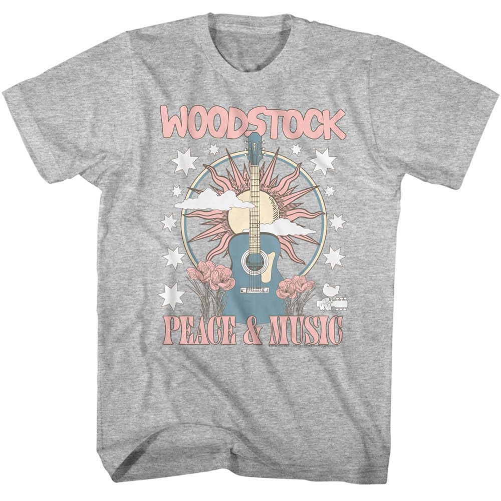 WOODSTOCK - GUITAR AND SUN SHIRT