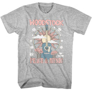 WOODSTOCK - GUITAR AND SUN SHIRT