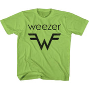 WEEZER - AND W LOGO YOUTH SHIRT