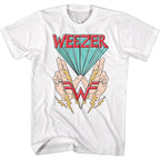 WEEZER - W HANDS AND LIGHTNING SHIRT