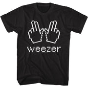 WEEZER - CURSOR W AND LOGO SHIRT