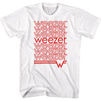 WEEZER - REPEATING LOGO SHIRT