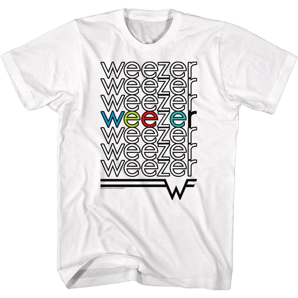 WEEZER - REPEAT COLORS SHIRT