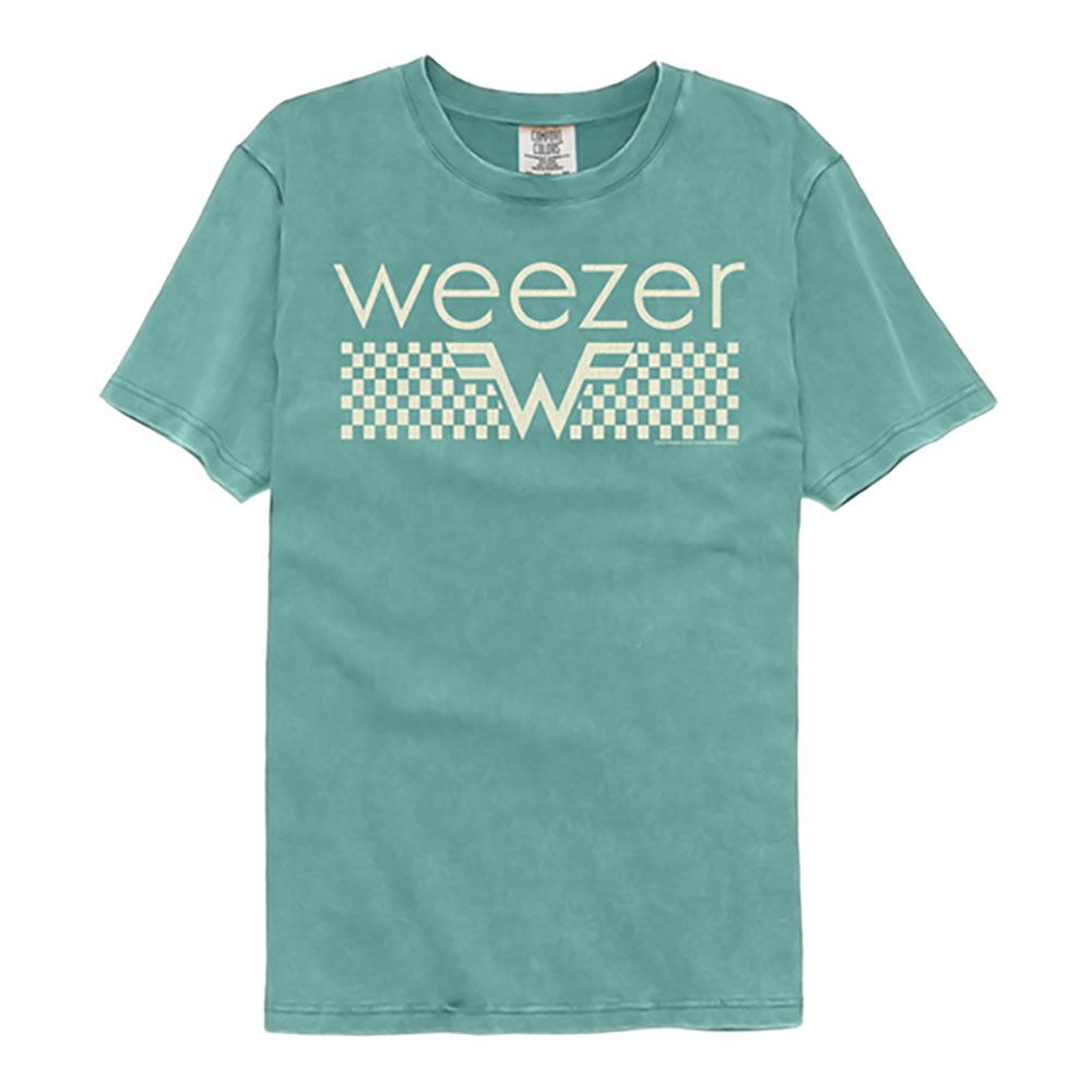 WEEZER - OFFWHITE CHECKERS SHIRT