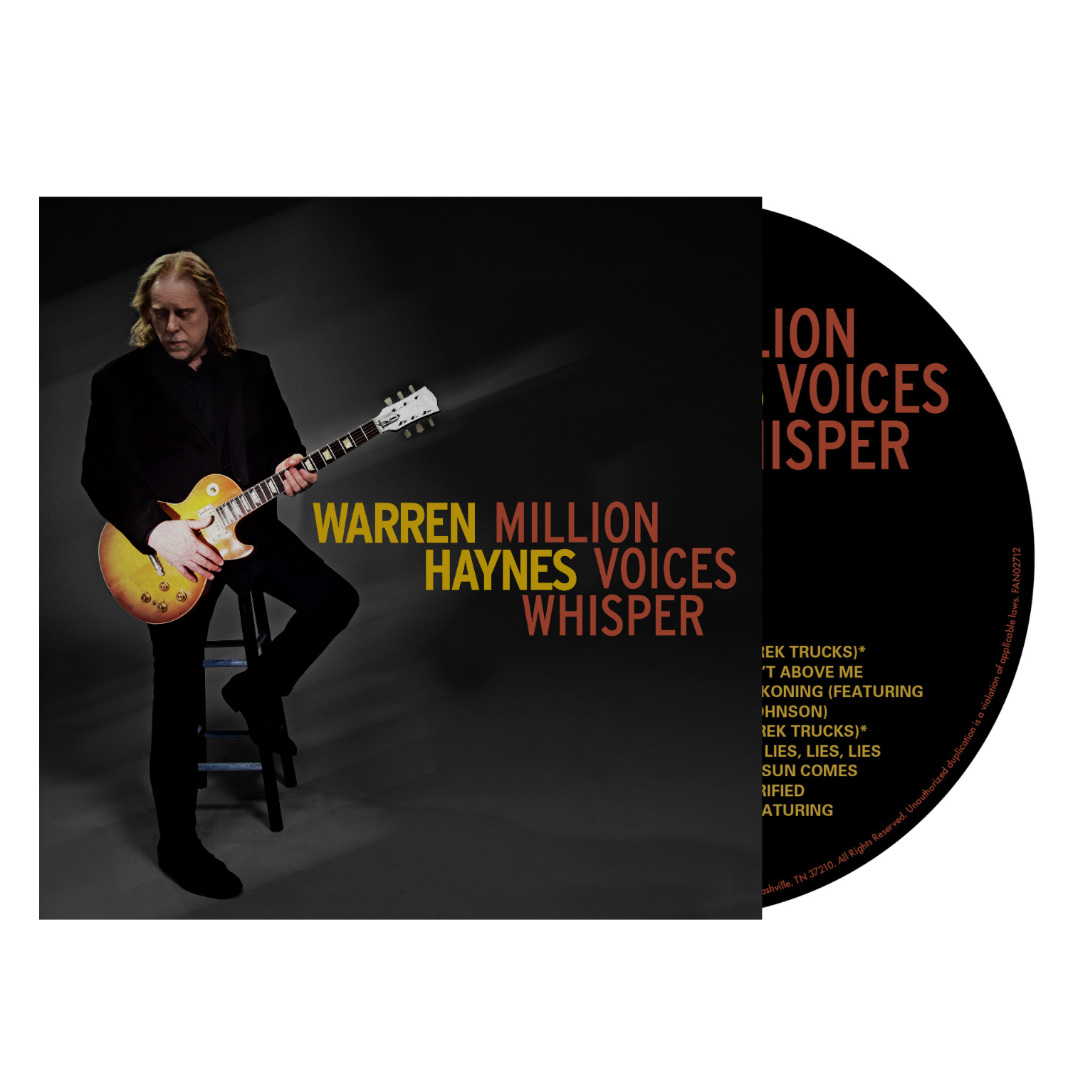 WARREN HAYNES 'MILLION VOICES WHISPER' CD