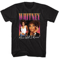 WHITNEY HOUSTON - WHITNEY GRADIENT HOW WILL I SHIRT