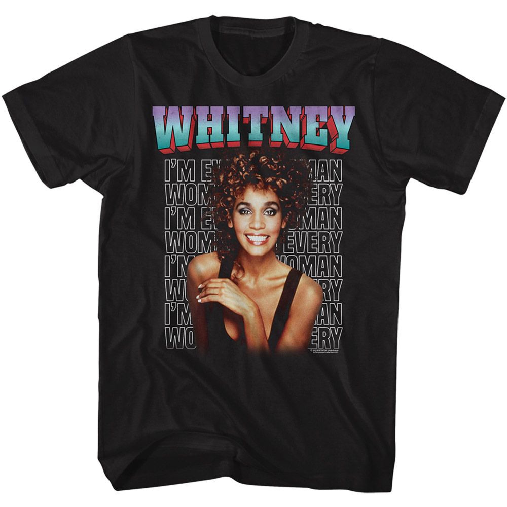 WHITNEY HOUSTON - WHITNEY EVERY WOMAN STACKED SHIRT