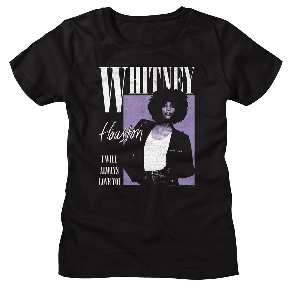 WHITNEY HOUSTON - ALWAYS LOVE YOU LADIES SHIRT