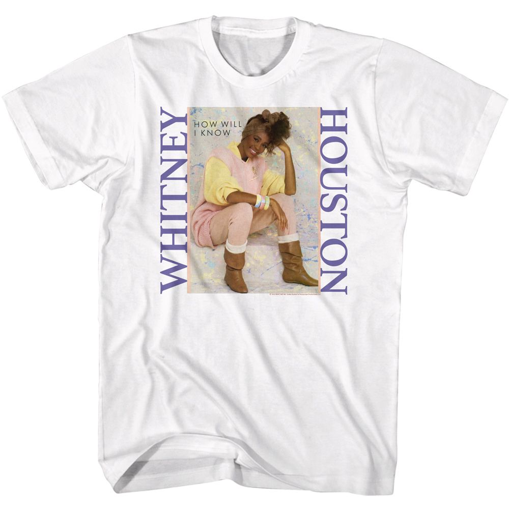 WHITNEY HOUSTON - WHITNEY PASTEL HOW WILL I KNOW SHIRT