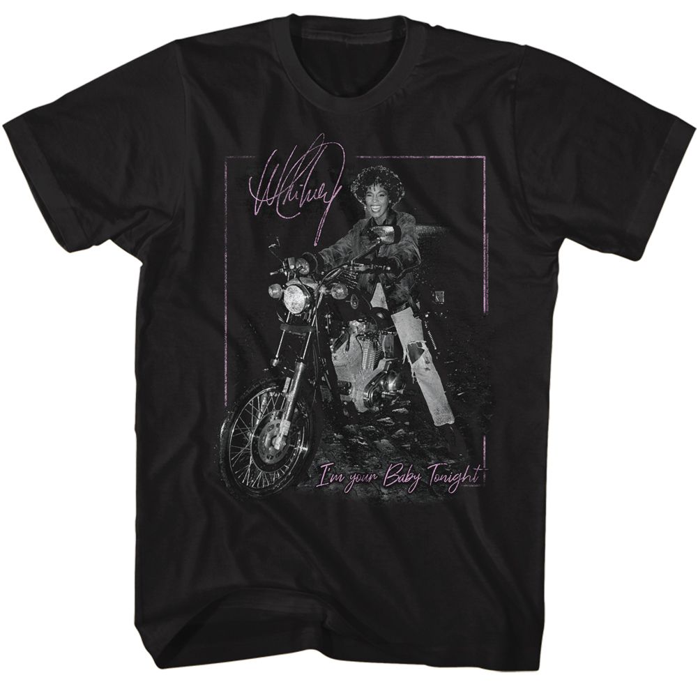 WHITNEY HOUSTON - WHITNEY-MOTORCYCLE SHIRT