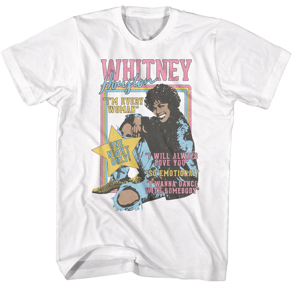 WHITNEY HOUSTON - ONE NIGHT ONLY SHIRT