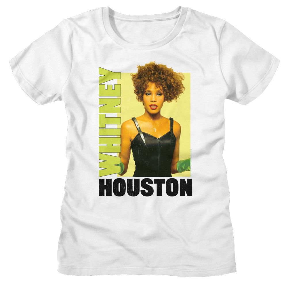 WHITNEY HOUSTON - WHITNEY WITH GLOVES BOX LADIES SHIRT