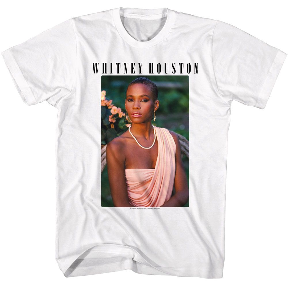WHITNEY HOUSTON - PHOTO AND LOGO SHIRT