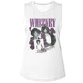 WHITNEY HOUSTON - ORCHID COLLAGE LADIES SHIRT