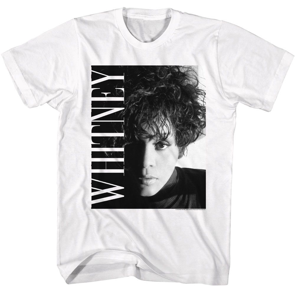 WHITNEY HOUSTON - CLOSE UP SHIRT