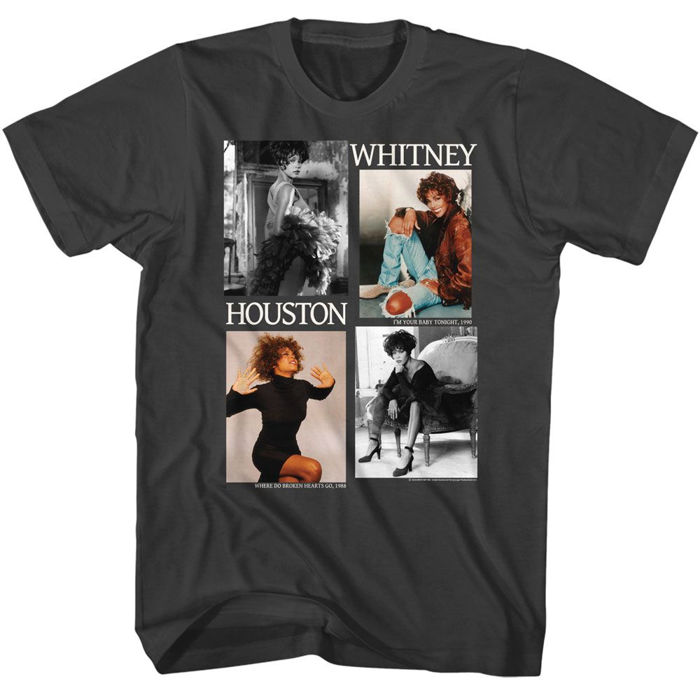 WHITNEY HOUSTON - PICTURE BLOCKS SHIRT