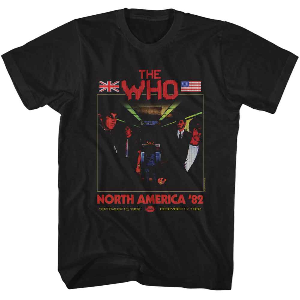 THE WHO - ITS HARD NORTH AMERICA 82 SHIRT