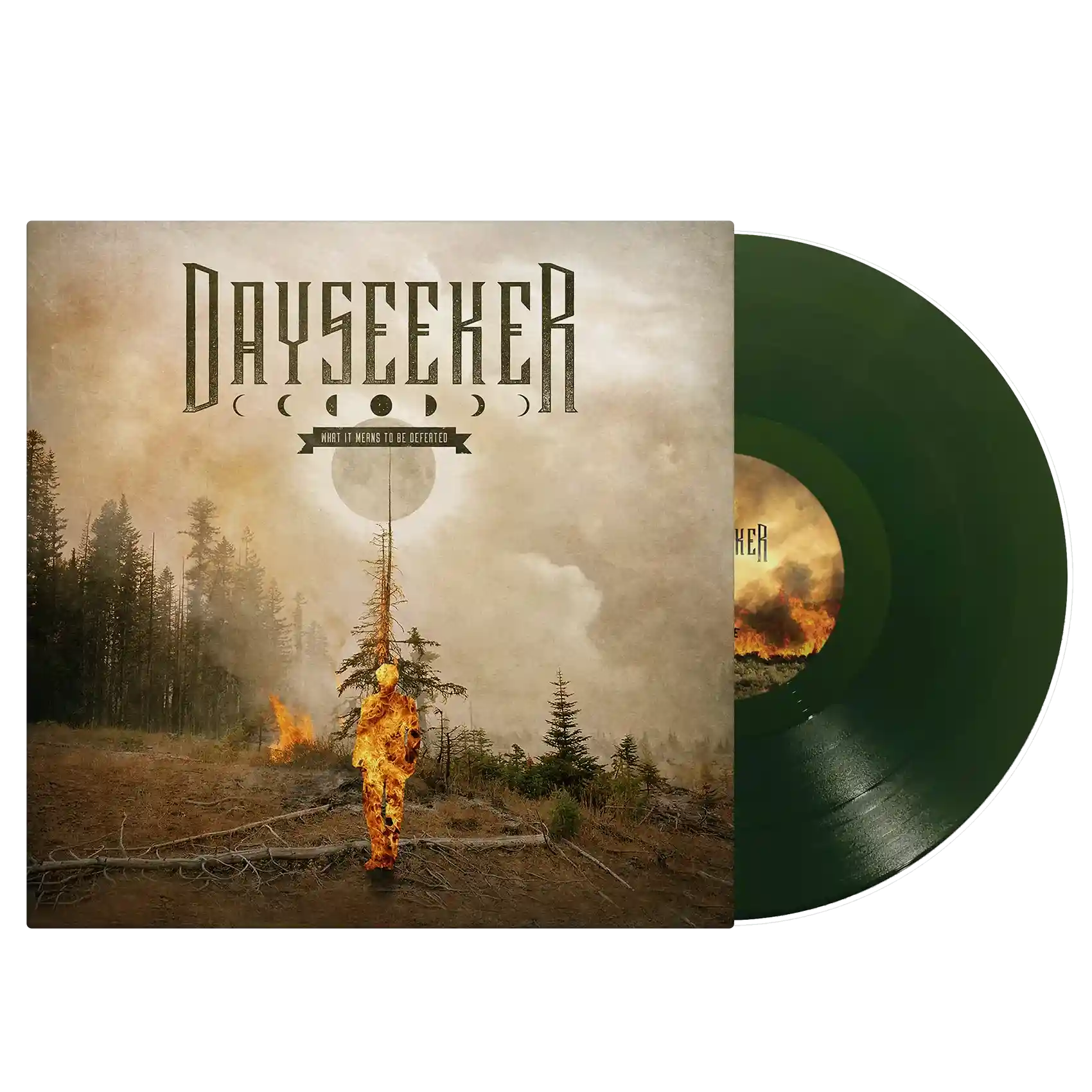 DAYSEEKER 'WHAT IT MEANS TO BE DEFEATED' LP - FOREST GREEN