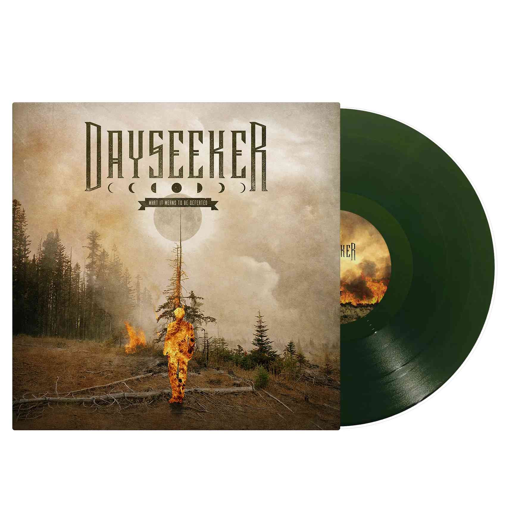 DAYSEEKER 'WHAT IT MEANS TO BE DEFEATED' LP - FOREST GREEN