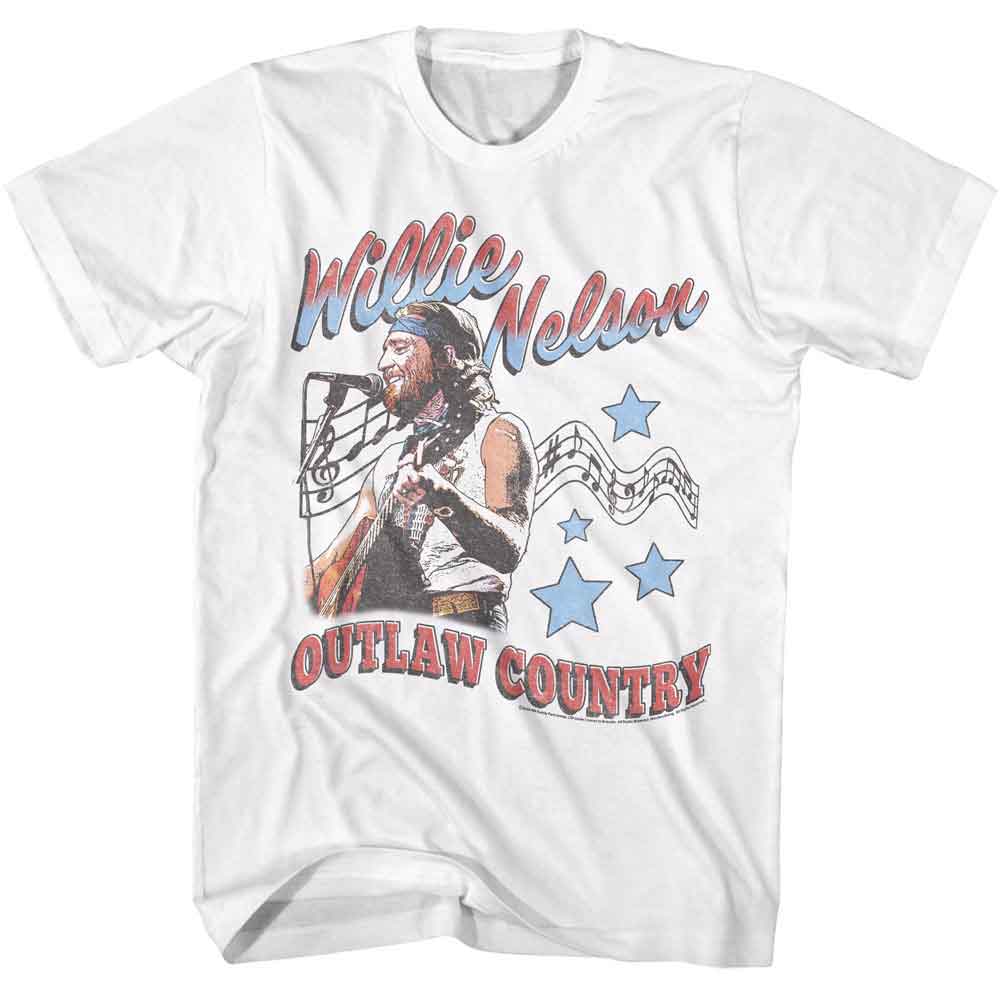 WILLIE NELSON - OUTLAW COUNTRY AMERICANA SHIRT