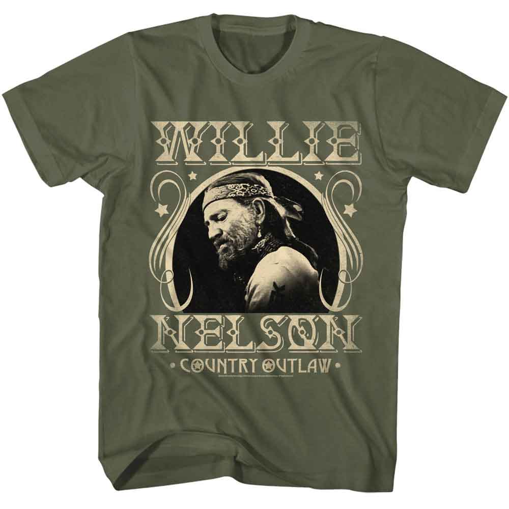 WILLIE NELSON - COUNTRY OUTLAW SHIRT
