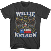 WILLIE NELSON - BORN FOR TROUBLE EAGLE SHIRT