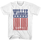 WILLIE NELSON - FLAG NAME SHIRT