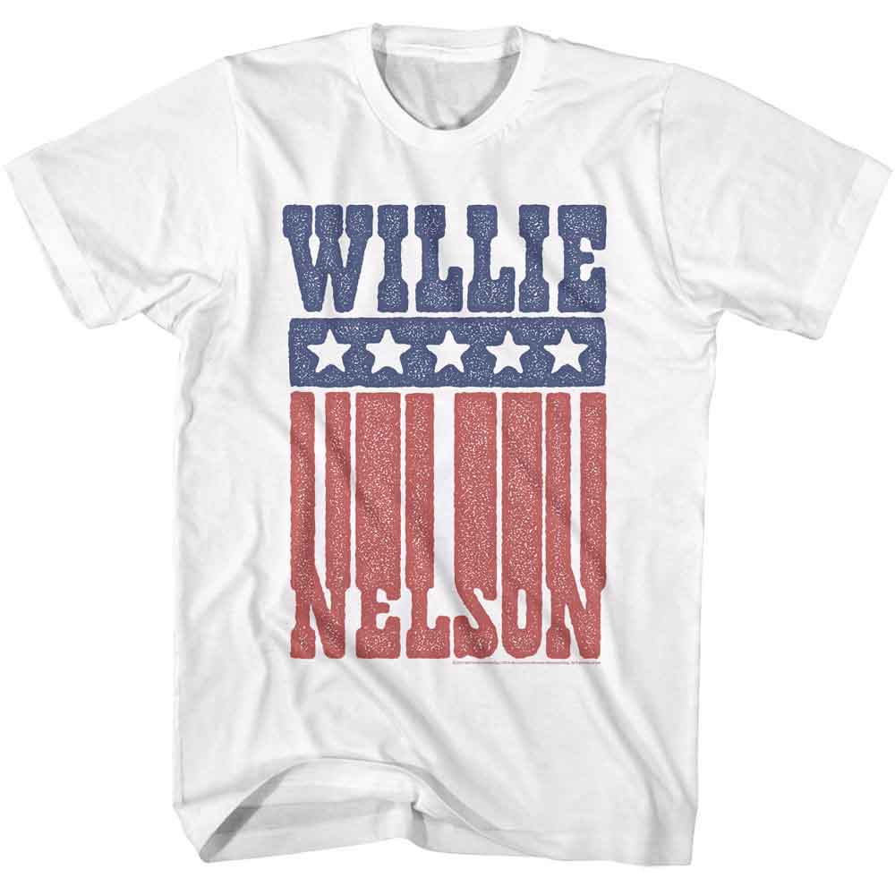 WILLIE NELSON - FLAG NAME SHIRT
