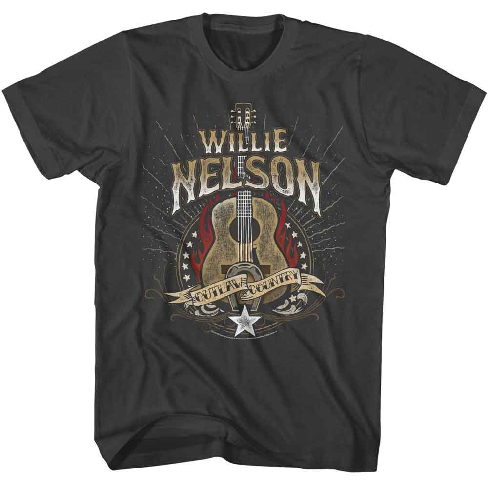 WILLIE NELSON - OUTLAW GUITAR SHIRT