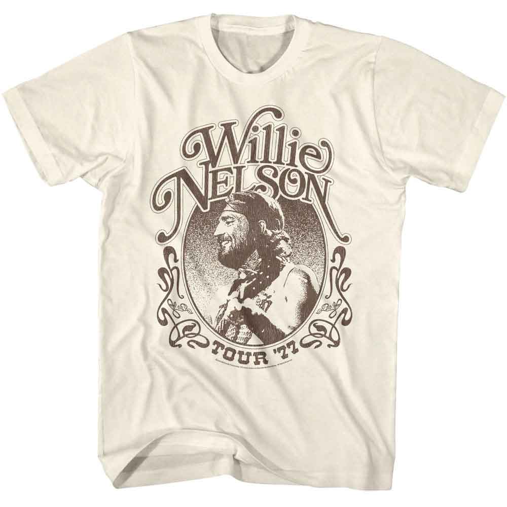 WILLIE NELSON - TOUR 1977 SHIRT