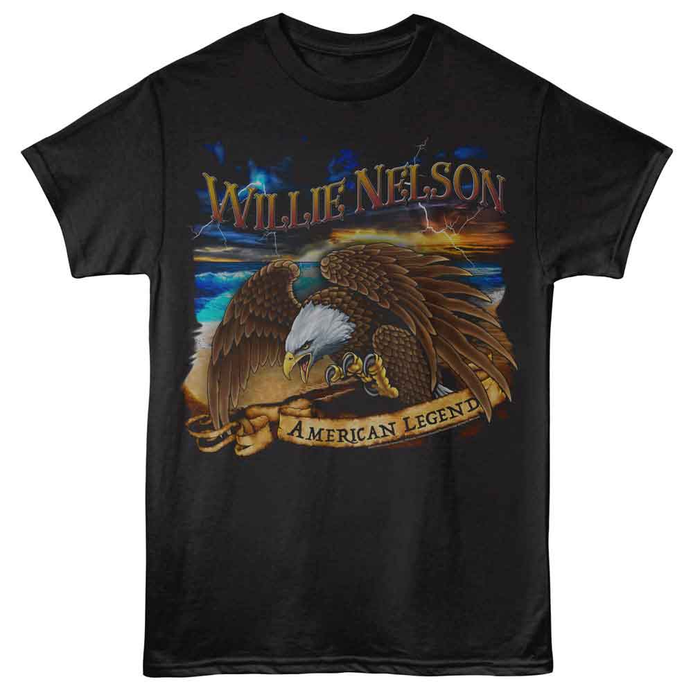 WILLIE NELSON - LIGHTNING EAGLE SHIRT