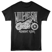 WILLIE NELSON - MOTORCYCLE MIDNIGHT RIDER SHIRT