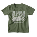 WILLIE NELSON - MOTORCYCLE MIDNIGHT RIDER YOUTH SHIRT