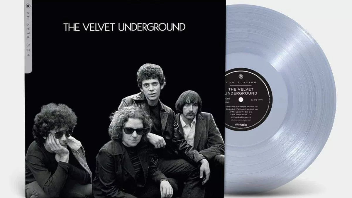 THE VELVET UNDERGROUND 'NOW PLAYING' LP - SILVER