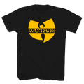 WU-TANG CLAN PUFF PRINT LOGO BLACK T-SHIRT