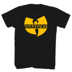 WU-TANG CLAN PUFF PRINT LOGO BLACK T-SHIRT