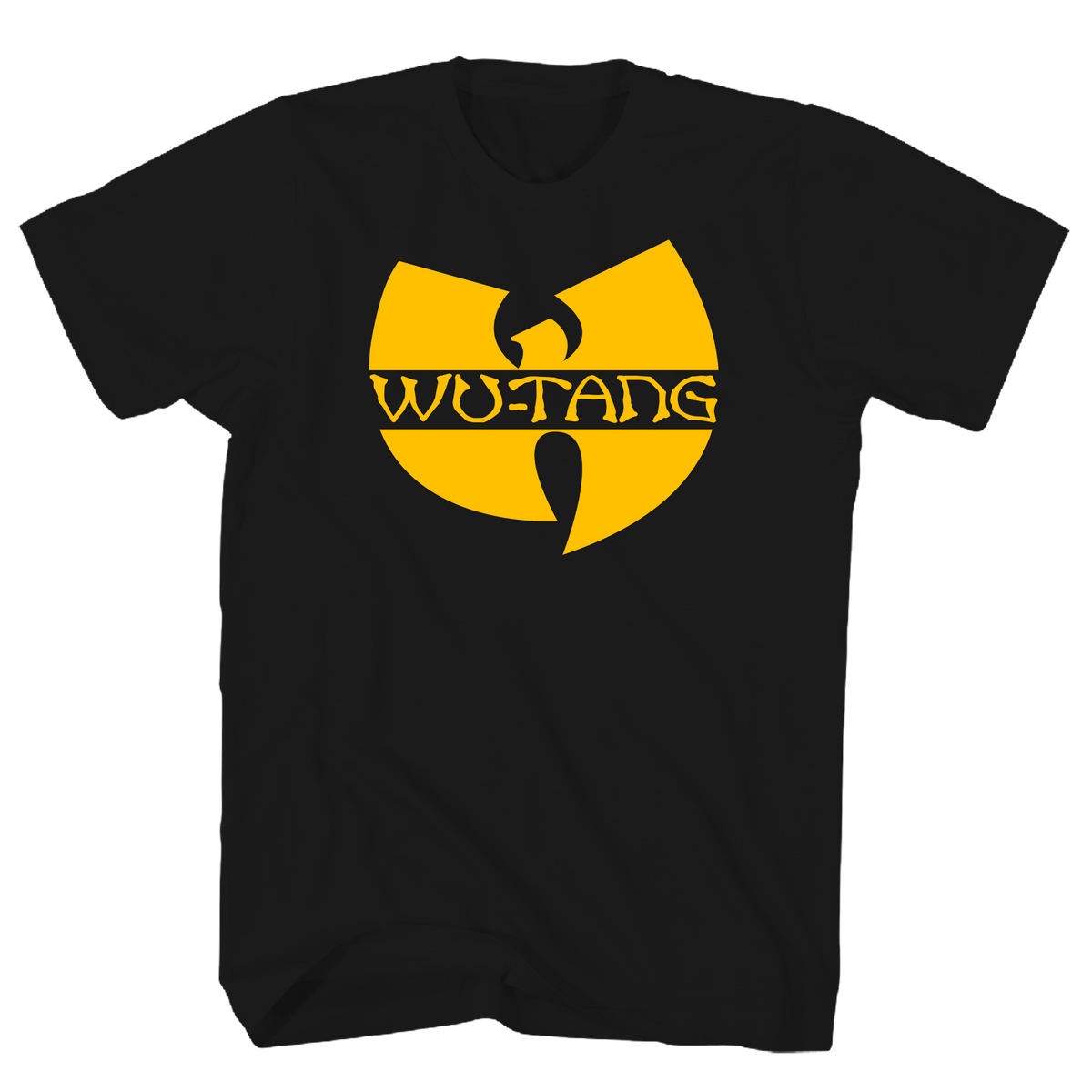 WU-TANG CLAN PUFF PRINT LOGO BLACK T-SHIRT