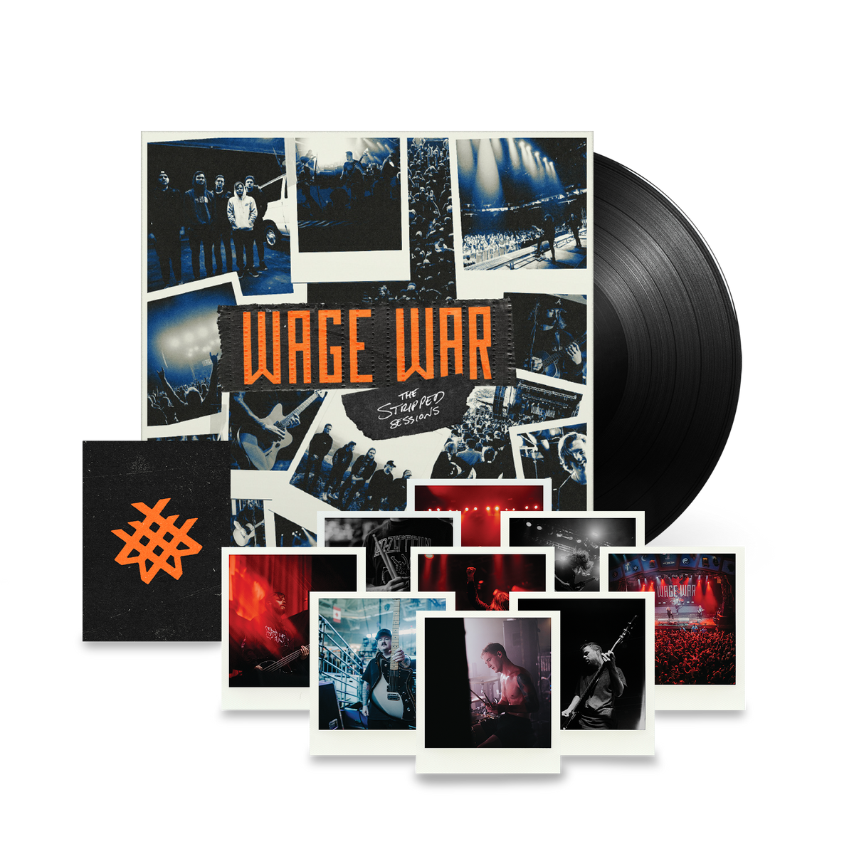 WAGE WAR 'THE STRIPPED SESSIONS' LP - BLACK