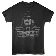 WAYLON JENNINGS - PORTRAIT AND LOGO SHIRT