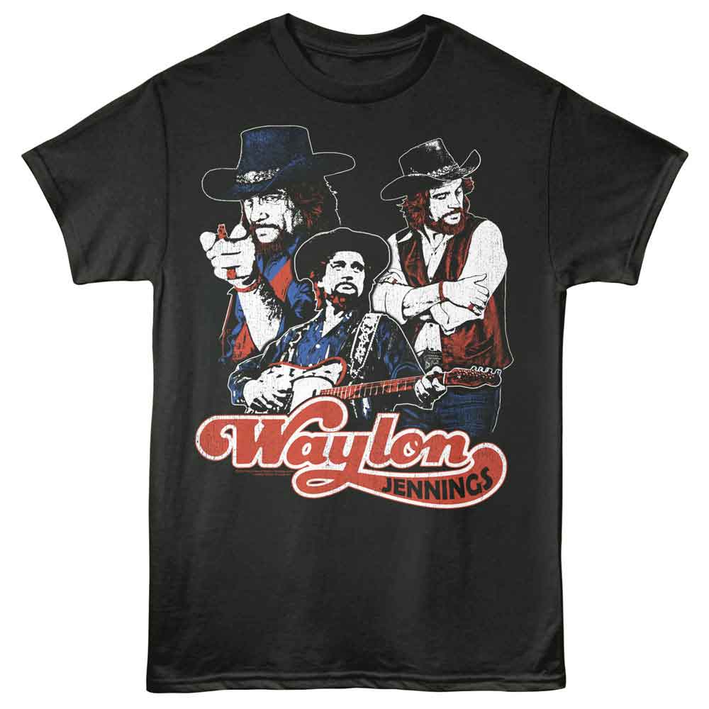 WAYLON JENNINGS - COLLAGE SHIRT