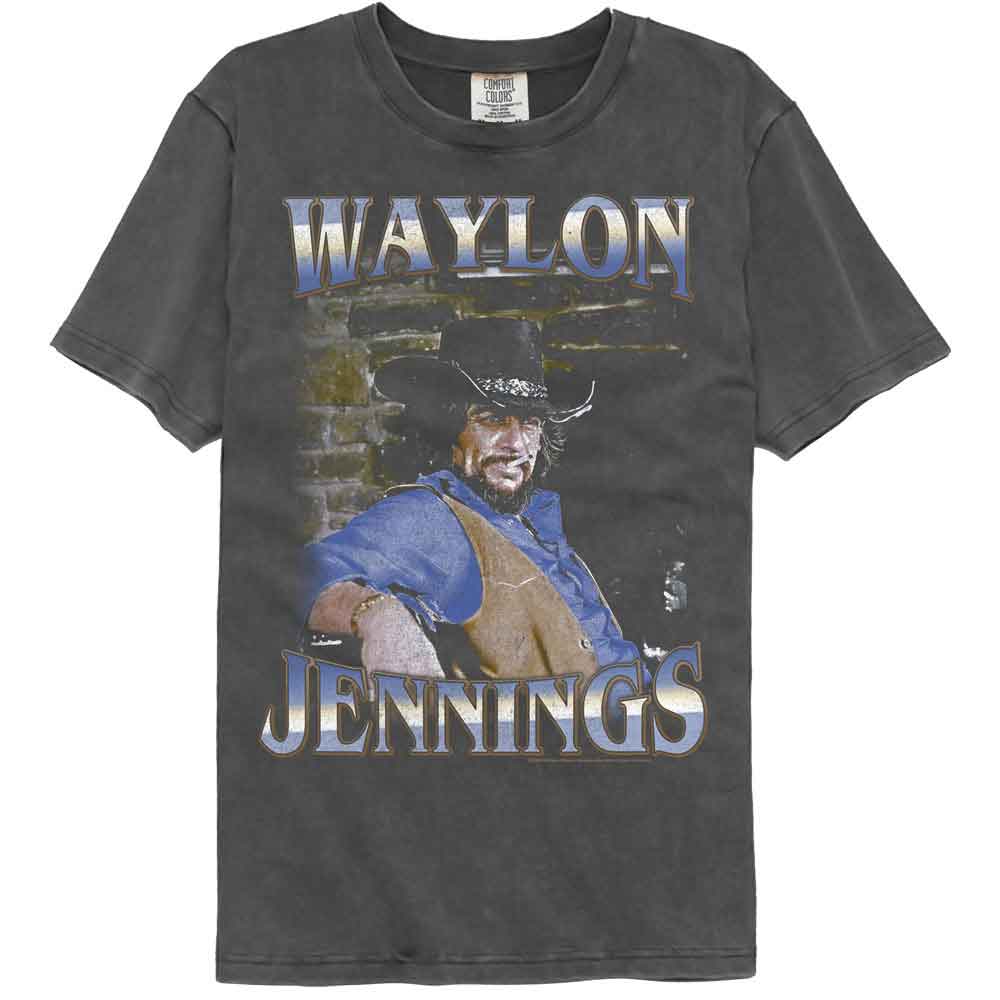 WAYLON JENNINGS - FADED BRICKS SHIRT
