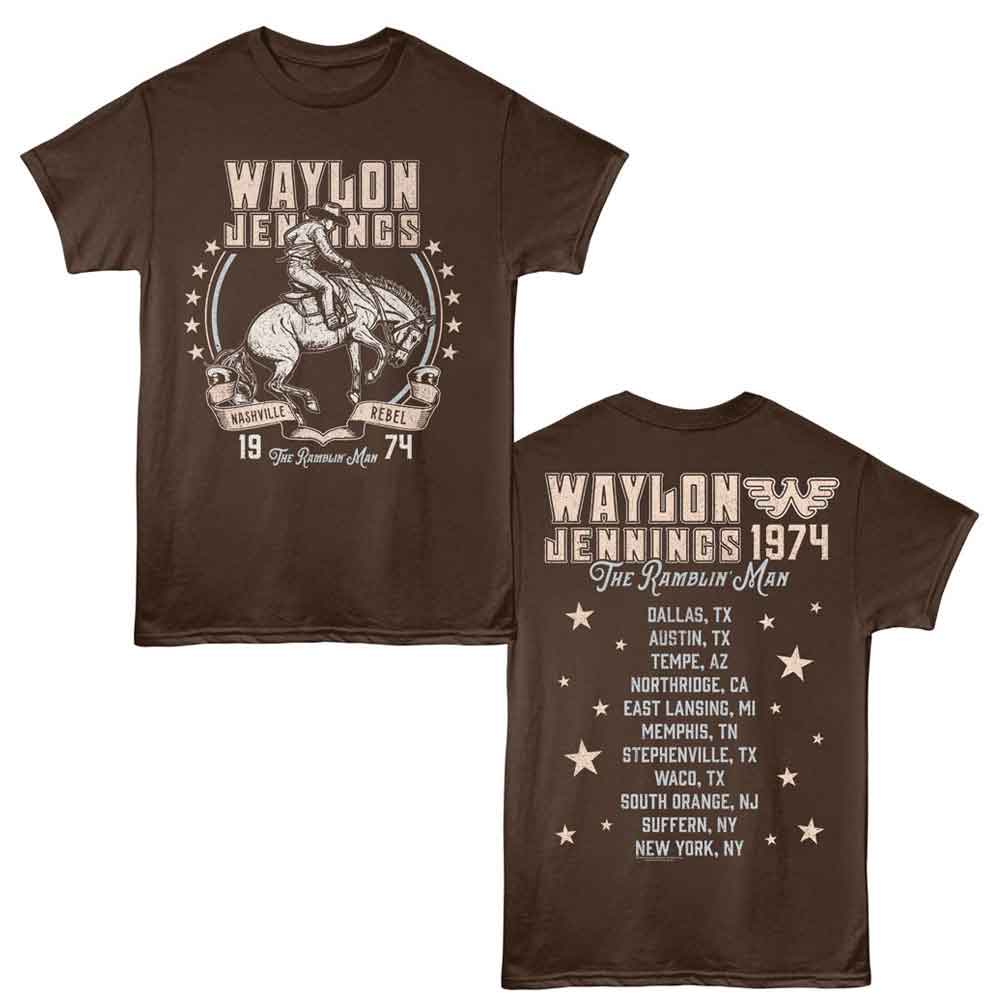 WAYLON JENNINGS - NASHVILLE REBEL COWBOY SHIRT