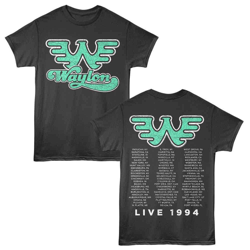 WAYLON JENNINGS - LIVE 1994 SHIRT