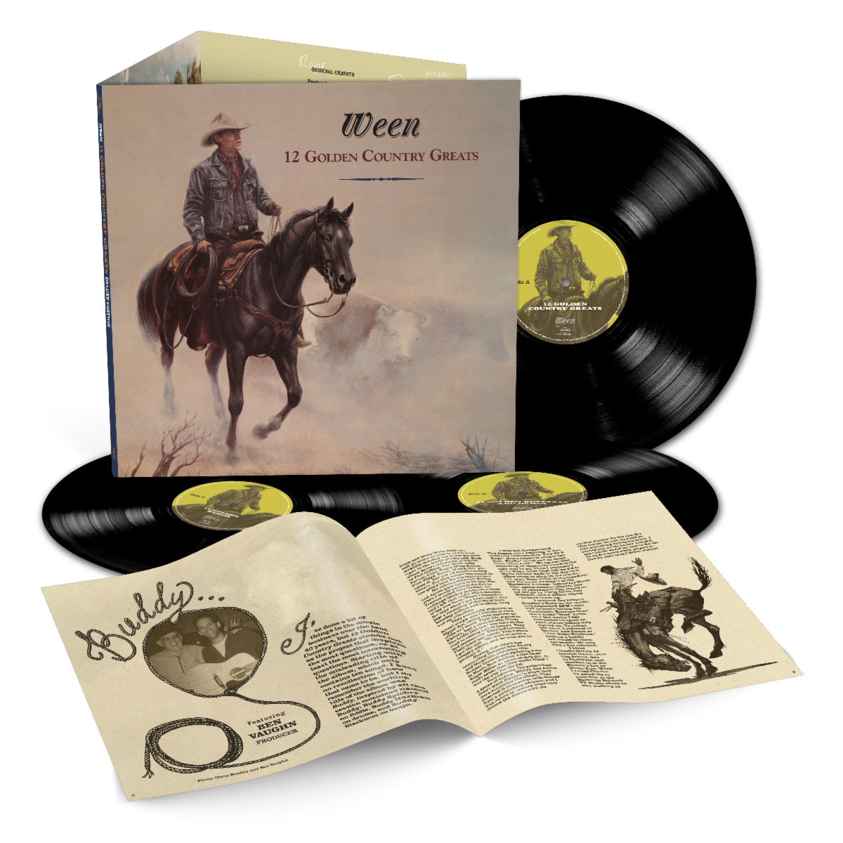 WEEN '12 GOLDEN COUNTRY GREATS' 20TH ANNIVERSARY EDITION 3LP - DELUXE