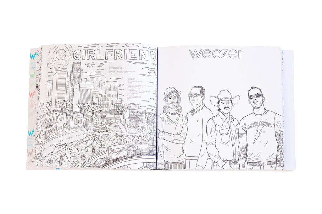 WEEZER 'COLORING BOOK SET' 6LP BOX SET (Color Vinyl)